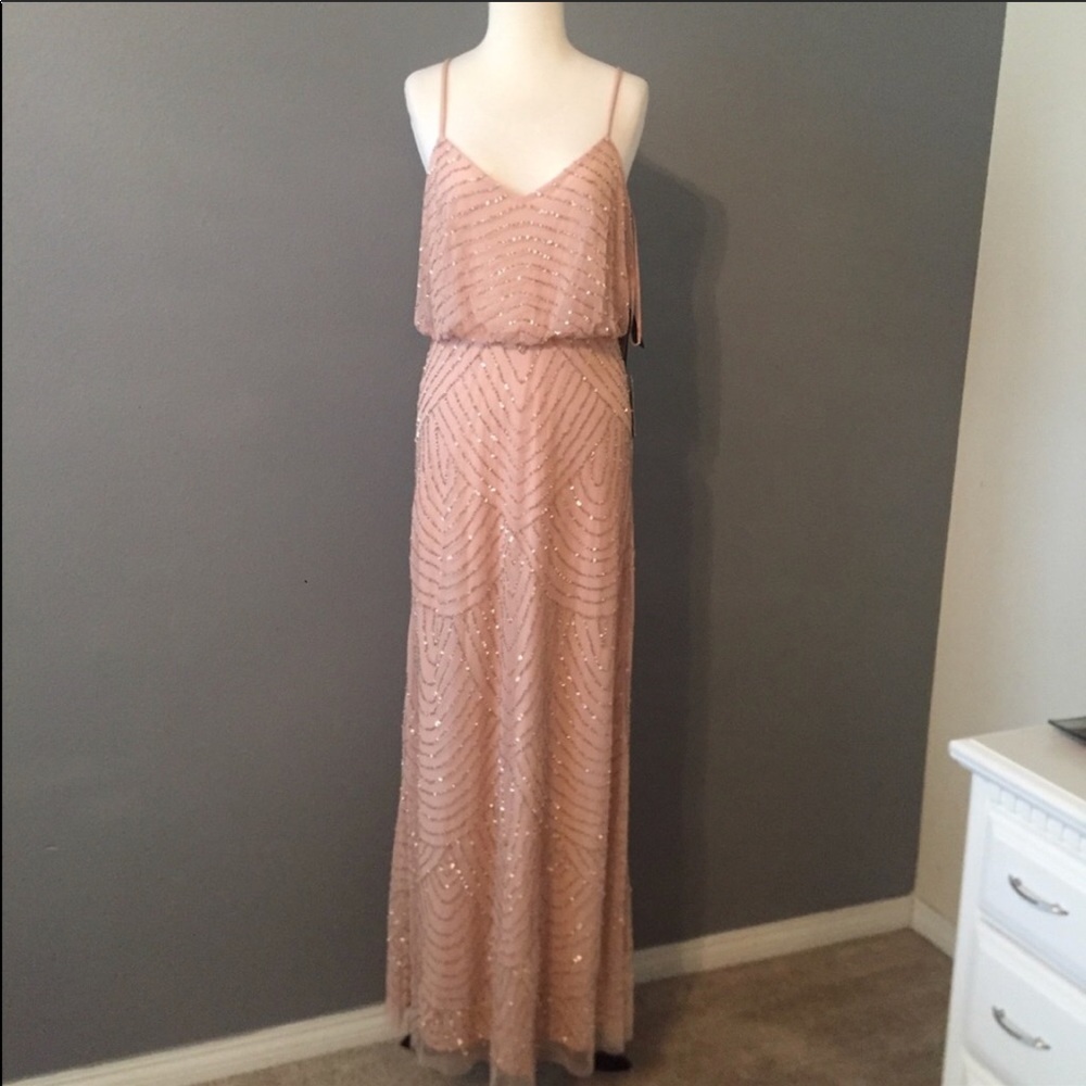 Bridesmaid beaded dress